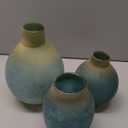 Mercede Blue-Green Modern Vases - Set of 3 by Uttermost