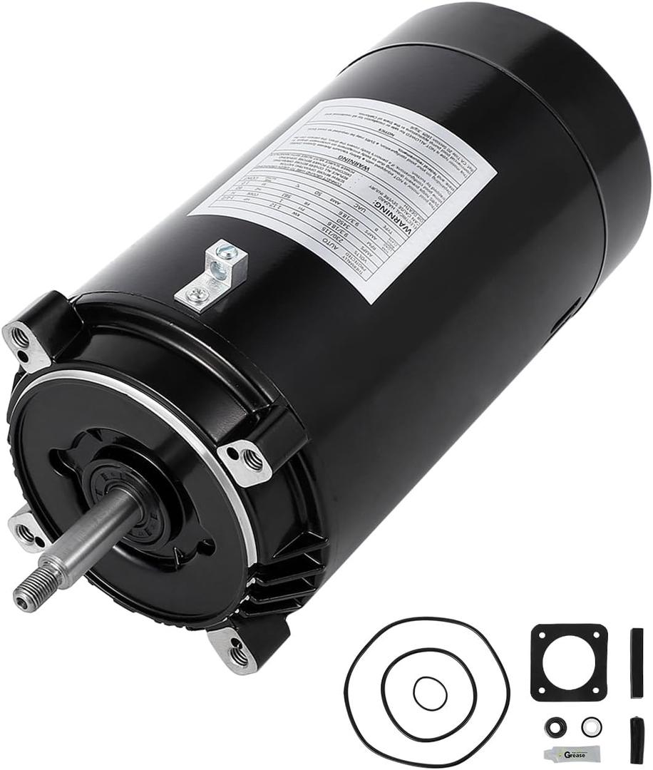 UST1152 1.5 HP Pool Pump Motor & Seal Kit, Up-Rated 56J Frame, Compatible With Hayward Super, Super II, Max Flow, Northstar Pumps
