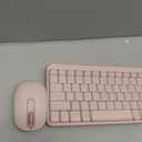 Logitech MK270 Wireless Keyboard and Mouse Combo for Windows, 2.4 GHz Wireless, Compact Mouse, 8 Multimedia and Shortcut Keys, 2-Year Battery Life, for PC, Laptop - Rose
