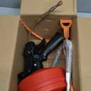 35 FT Drain Snake 2.0 with Double Mode, 10-In-1 Drain Auger for Sink and Drain Unblocking, Plumbing Snake for Real DYIs (Frosted Red)