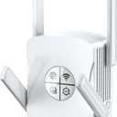 2400Mbps WiFi 6 Extender Signal Booster - 10K Sq.Ft Coverage w/5X Faster Internet Booster for Home & Outdoor | 5GHz Dual-Band Wireless Repeater with Ethernet Port, 4 Antennas Long Range for Router White