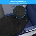 COZYBONDER Toddler Airplane Bed & Travel Essentials - Kids Airplane Seat Extender, Portable Plane Bed for Flights, Black