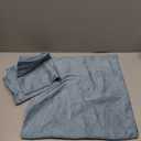 FUTEI Grey Blue Velvet Throw Pillow Covers 18x18 Inch Set of 2,Soft Embossed Leaf-Relief Textured Cushion Cases,Natural Home Decor for Couch Living Room