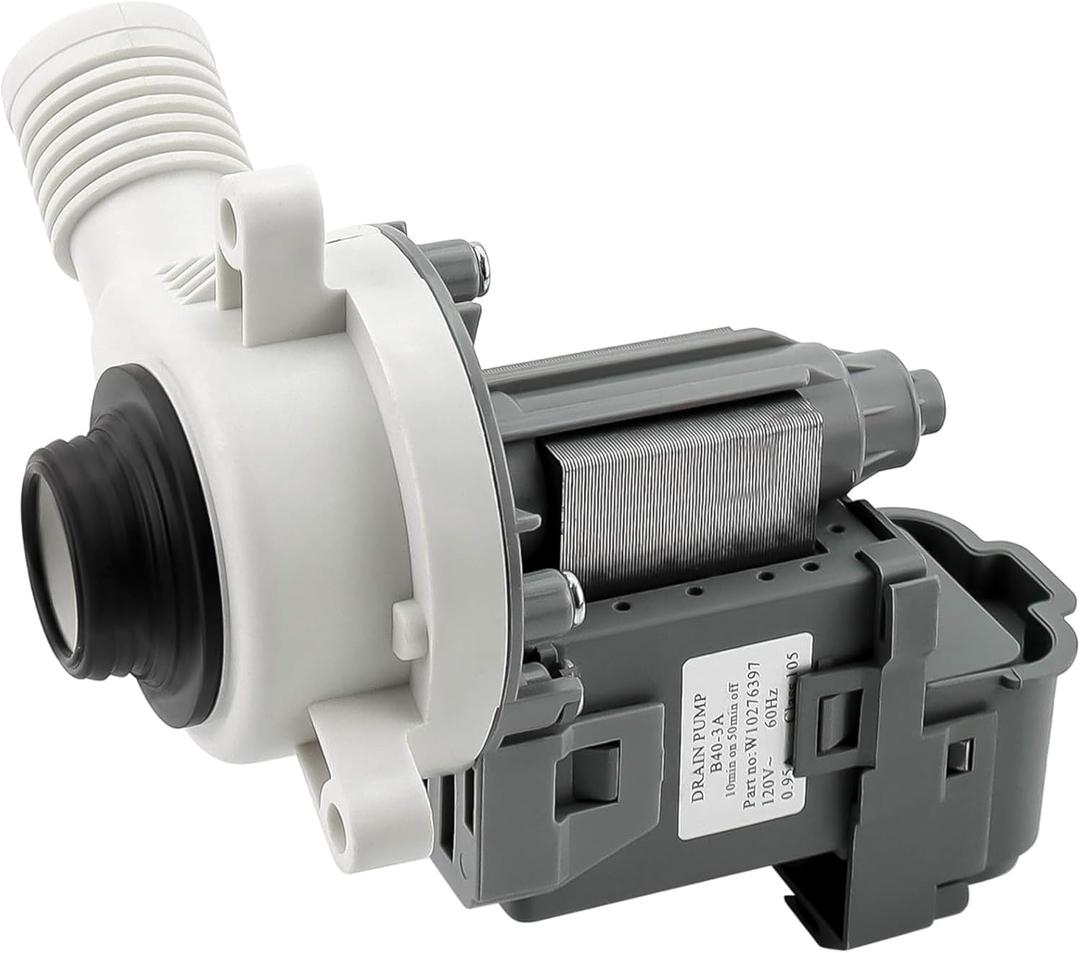 W10276397 Washer Drain Pump Replacement For Whirlpool Kenmore Maytag Washing Machines, Replace WPW10276397VP B40-3A AP6018417 LP397 WPW10276397 Washer Parts - 2026 UPGRADE