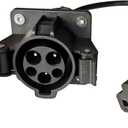 J1772 to Nema 5-15/5-20 Discharger, EV Station Charging Adapter with 0.35M Cable,EV Adapter Plug,J1772 to Nema 5-20 for E-Bike/Scooter/One Wheel