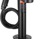 VEVOR Electric Trailer Jack, 3500 lbs, Heavy Duty RV Electric Power Tongue Jack with 7-pin Connector, Manual Crank Handle & Weatherproof Jack Cover, 9.5"-27.5" Lift, for Trailers, Campers & RVs, Black