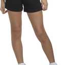 Levi's Girl's Girlfriend Fit Denim Shorty Shorts (8, Black)