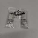 HOMOTEK 2 Pack 120mm Flush Sliding Closet Door Pulls, Recessed Finger Pulls for Sliding Barn Bypass Door Handles, Cabinet Drawer Rectangular Invisible Pull- Small Size 4.75 in, Brushed Stainless Steel