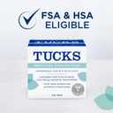 TUCKS Medicated Cooling Pads, 100 Count  Pads with Witch Hazel, Cleanses Sensitive Areas, Protects from Irritation, Hemorrhoid Treatment, Medicated Pads Used By Hospitals