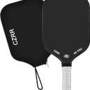 CZRR Pickleball Paddle, USA Pickleball Approved, 3K Raw Carbon Fiber Surface (CFS) High Grit & Spin, with 16MM Polypropylene Honeycomb Core, Ideal for Novice and Professional Players