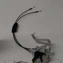 Qagea Front Door Lock Latch Actuator & Cable - Left Driver Side - Fit for 2001-2007 Toyota Sequoia, 2005-2006 Toyota Tundra Double Cab 4.7L, Replaces 69303-0C010, 69304-0C010