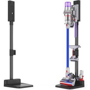 Vacuum Stand for Dyson, Stand-Storage-Holder-Station-Docking, Compatible with Dyson V6 V7 V8 V10 V11 V15 SV18 SV21 Cordless Vacuum Cleaners, with 6-8 Accessories Storage Space