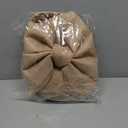 20  47 Inches Extra Large Burlap Bow Christmas Tree Topper Giant Bow Decoration with Long Streamers Rustic Wall Decor for Xmas Tree Home Wreath Door Holiday Birthday Party Wall (Small)