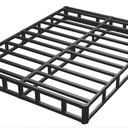 Queen Box Spring - 7 Inch High Profile Box Spring for Queen Bed, Sturdy Metal Frame Mattress Foundation, Easy Assembly, Quiet & Noise-Free