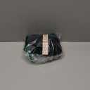 QINSEN Womens Square Neck Bodice Dress Long Sleeve Side Slit Flare Mini Dresses (Medium, Black)