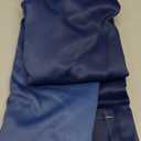 MIUCO Blackout Curtains & Drapes for Bedroom Living Room 84 Inches Long Navy Blue and White Room Darkening Ombre Curtains Rod Pocket & Back Tab Curtains Thermal Insulated Light Blocking 2 Panels Set