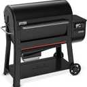 Weber Searwood XL 600 Wood Pellet Smoker Grill, 36 inches WiFi & BluetoothEnabled Outdoor Grill for Smoking, Searing, Rapid React PID & Cooking up to 600F, Black