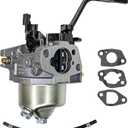 HUAYI P19-1 Generator Carburetor Fits Predator Generac Champion Honda 3500w 4375w 4000w 3000w 4500w 3550w 3650w 3250w Generator by 196cc 208cc 212cc 224cc Gas Generator