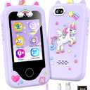 Kids Smart Phone Gifts Toys for Girls Boys Age 3-8,Toddler Learning Toys with Educational Games, 3 4 5 7 8 9 6 8 9 Year Old Girl Birthday Gift Ideas-Purple