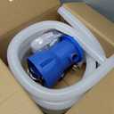 DeeprClean 300GPH Pool Filter Pump for Small Above Ground Pools, Promoted Water Circulation & Filtration, Fits Type-I Filter Cartridge,ETL Certified Small Pool Pump with GFCI for Safe Protection -Blue