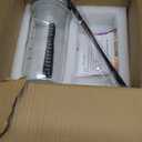 Glass Sourdough Starter Jar 2 Pack, 24 oz Wide Mouth Organic Sourdough Starter Kit with Date Marked Band, Thermometer, Cloth Cover & Metal Lid, Reusable Bread Baking Supplies, Bread Making Accessories