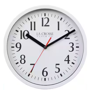 La Crosse Clock Co Basic Wall Clock 8 Inch