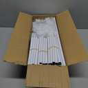 VTRIN 10 Tiers Shoe Rack Tall Large Capacity Wide Shoe Organizer Sturdy Shoe Shelf for Entryway with Two Hooks Metal Shoe Storage for Closet, Bedroom, White