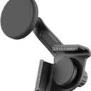 ZHORCIN Car Phone Holder for Dashboard, Rotatable Magnetical Phone Holder for Cars, Strong Adhesive, Sturdy Metal Mount (Fashion black)