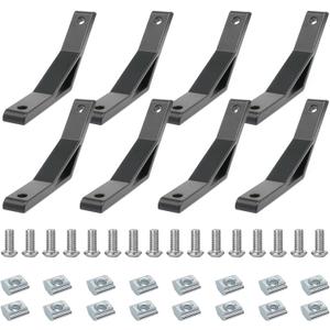 8Pcs 2020 135 Degree Angle Bracket 20 Series Aluminum Extrusion Corner 135deg Joint Connector Brace for T / V Slot 135 Joiner 45deg 2040 20/20 Extruded Aluminium Profile