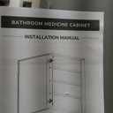 Bathroom Medicine Cabinet with Mirrored Door 16 x 21 inch