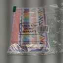 90 Pcs Science Fair Board Supplies 60 Trim Scalloped Bulletin Board Borders 24 Presentation Board Subtitles 6 Science Fair Titles for Classroom Display Boards (Watercolor)