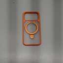 TORRAS for iPhone 17 Pro Case with Stand, Fit for MagSafe, 4X Military Drop Protection, Camera Control Button, Slim Soft Edge Phone Case for iPhone 17 Pro, Translucent Matte Cover 6.3", Bright Orange