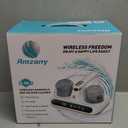 Mattress Vacuum Cleaner - 5-in-1 Cordless Bed Vacuum Cleaner, Powered by UV-C Light & Ultrasonic Technology, 16Kpa Strong Suction,Low Noise,Suitable for Dust, Pet Hair, Etc. (White)