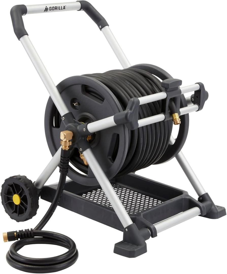 Gorilla 225 Aluminum Zero-Rust Mobile Hose Reel