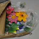 YEAHOME Garden Decor for Outside, 2 Pack 37“ Metal Butterfly Garden Stakes, Spring Wall Decor, Colorful Look & Personalities Flowers Yard Art for Outdoor Lawn Backyard Porch Patio Home Decorations