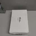 Patio Sliding Door Handle Set with Mortise Lock, Key Cylinder and Face Plate, Full Replacement Handle Lock Set Fits Door Thickness from 1-1/2" to 1-3/4", 3-15/16" Screw Hole Spacing, White