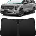 INSAUTO Custom Fit Windshield Sun Shade Accessories for Kia Carnival 2022-2026, Foldable Front Window Sunshade, UV & Heat Reflector, Keeps Interior Cool, Includes Storage Bag