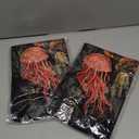 HSIASHENG ArtisaEura Jellyfish Coastal Beach Kitchen Towels, Vintage Sea Life Jellyfish Dish Tea Hand Towels for Kitchen Bathroom Decor, Gifts for Ocean Lovers, 16x24 Inch Set of 2