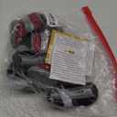 QUMY Dog Shoes for Small Dog, Puppy Dog Boots & Paw Protectors for Winter, Summer Hot Pavement, Waterproof in Rainy Weather, Ourdoor Walking, Indoor Hardfloors Skid-Resistant Soles Black/Red Size 3 (2 Pairs)