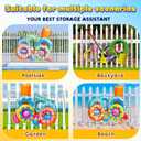 Nigelia 71" * 47" Pool Float Toy Storage Net, Extra Large Hanging Elastic Mesh Pool Float Holder with 20 Hooks, for Floats, Balls, Water Inflatable Toys Rafts & Raft Accessorie Pool Noodle Storage