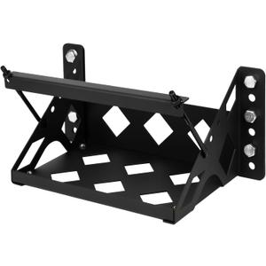 Metal Steel Battery Mounting Trays Bracket, Bolt-in Battery Tray, Tray Fits Up to 10.63"7.06"7.5" Battery, for Car RV Trailer Boat Truck Marine, Waterproof,Anti-Corrosion, No Rusting