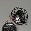 Geloo 85MM Boat GPS Speedometer Gauge - MPH & KM/H Speedometer, Waterproof Odometer for Car, Truck, Boat & Motorcycle - 7 Color Backlight, 9-32V (80 MPH Silver)