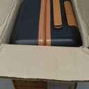 UKEIN Luggage Sets 3 Piece, Carry On Luggage 20In With Spinner Wheels,PC Hardside Suitcase Set with TSA Lock,Durable Carry On Suitcase With Travel Backpack for Men (Black, 3 piece set (20inch))