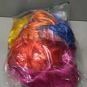 PLULON 14 Pieces Colorful Wigs, Party Wigs and Sunglass Set, Neon Short Bob Wig Sunglass Pack Costume Colorful Cosplay Wig Daily Party Hairpieces Bachelorette Halloween Costume