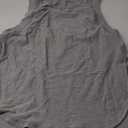 Tankaneo Womens Side Slit Workout Tank Tops Cotton Sleeveless T Shirts Oversized Summer Casual Yoga Gym Tees (Large, Grey)