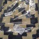 SAND MINE Waterproof Outdoor Rug 5x8 ft, Plastic Reversible Rug, Modern Area Rug, Large Floor Mat for Outdoors, RV, Patio, Backyard, Deck, Picnic, Beach, Camping, Black & Beige