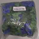 2 Pack (16FT) Artificial Rose Vine Fake Flowers Garland Hanging Silk Rose Ivy Plants Vine for Father's Day,Wedding Arch Party Garden Home Aesthetic Art Dcor (Royal Blue)