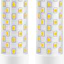 GX24Q LED Bulbs, 4000K Neutral White, 4-Pin Base CFL Light Bulb Replacement for 13W 18W 26W Compact Bulb in Bathroom Vent Fan, Kitchen Hood 10W 2-Pack (Ballast Removed Required)