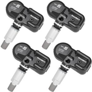 CDWTPS TPMS Tire Pressure Monitor Sensor, 4-Pack fit Toyota Lexus Camry Scion-Avalon, Camry, Corolla, Highlander, Prius, Rav4,Yaris, ES LS GS Series Replace#4260733011 PMV-107J-315MHZ