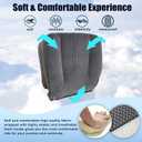 SecosAutoparts Driver Side Foam Cushion & Bottom Cloth Replacement Seat Cover Compatible with Dodge Ram 1500 2500 3500 SLT 2001 2002 2003 2004 2005 Dark Gray